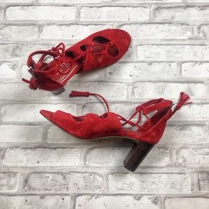Ralph Lauren Hassle Lace up Heels